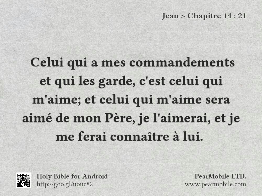 Jean, Chapitre 14:21